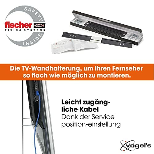 Vogel'S THIN 505 ExtraThin Płaski Uchwyt Do Telewizora - obrazek 5
