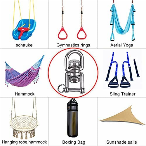 BeneLabel Krętlik obrotowy, fotel wiszący, łożysko obrotowe, łożysko k - obrazek 3