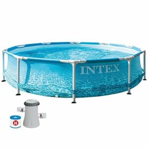Intex 10FT X 70 cm Beachside Metal Frame Pool Set