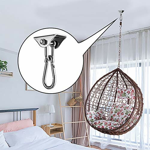 2 sztuki o pojemności 450 kg, obracane o 180°, ciche haki sufitowe do - obrazek 4