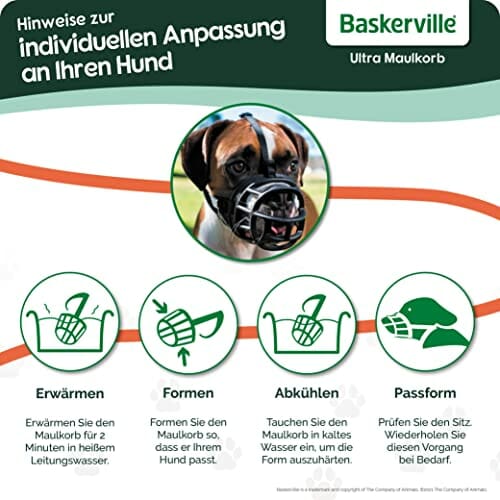 Bezpieczny kaganiec BASKERVILLE ULTRA rozmiar 4, opatentowany ludzki d - obrazek 4