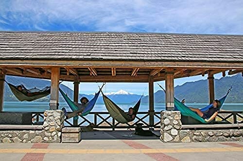 AMAZONAS Hamak Ultralekki hamak Adventure lodowy niebieski 275 cm x 14 - obrazek 7