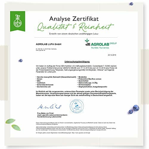 Molibden - 150 µg - 365 tabletek na rok - Pure Sodium Molibdate - Essential Trace Element - Highly Dosed - Vegan - obrazek 3