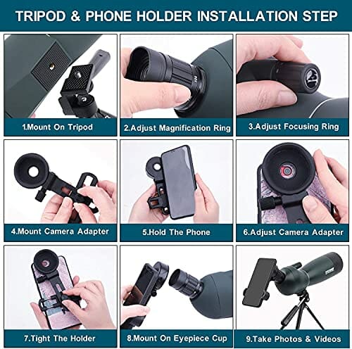 Zakres plam, 20-75x70mm zoom 50-90ft/1000m w pełni wielowarstwowy obie - obrazek 3