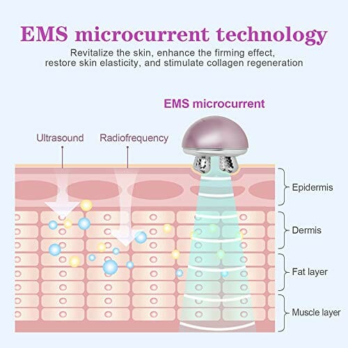 MYCARBON Urządzenie do masażu twarzy, ujędrniania skóry i liftingu, masaż twarzy wraz z kremowymi serami, wodoodporne, do masażu twarzy, wałka, masażu, usuwania podwójnego podbródka - obrazek 5
