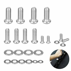 PERFETSELL Śruby do telewizora, 12 sztuk, M4, M6, M8, Vesa, zestaw śrub do uchwytu ściennego do telewizora, śruby mocujące do Samsunga, LG
