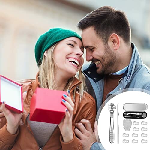 Pilarka do zrogowaciałego naskórka i usuwania zrogowaciałego naskórka, ergonomiczna, profesjonalna tarka do zrogowaciałego naskórka ze stali nierdzewnej, narzędzie do pielęgnacji stóp, z 10 zapasowymi ostrzami - obrazek 2