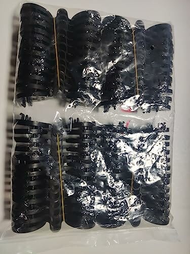 50 Stück Kunststoff-Clips für schutztuch, Clips für Sonnensegel Schwarz, Shade Cloth Plastic Clips mit öse, Kunststoffclip Für Sonnenschutznetz für Verbindungsseile Schattennetze Leitplanken - obrazek 6