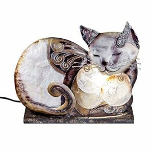 Formano Lampa z muszelkami kot Capiz lampa dla kota 661593 lampa dla kota lampa muszelkowa leżąca kot muszla capiz muszla