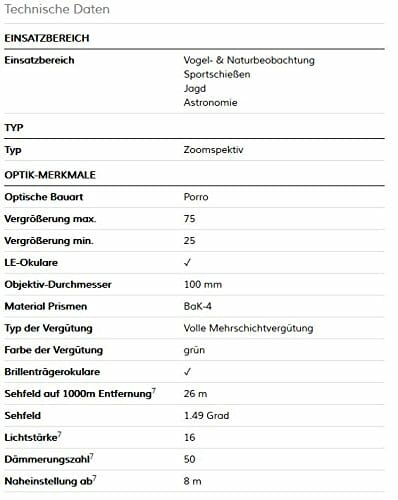 Bresser Luneta Pirsch 25-75x100 45° - obrazek 3