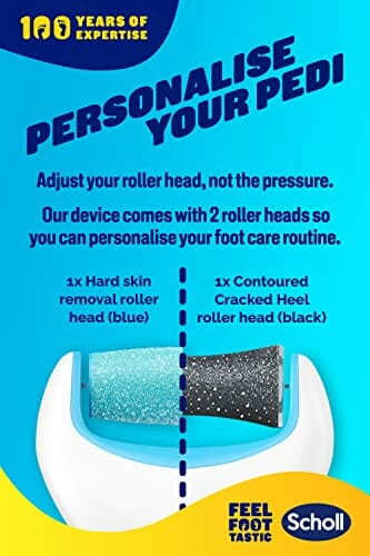 Scholl Aksamitny gładki elektryczny pilnik do stóp pedicure środek do - obrazek 5