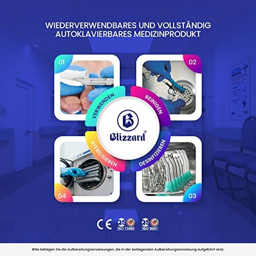 5-częściowy Zestaw Wklęsłych, Strzałkowych i Czołowych Cążek Firmy Bli - obrazek 4