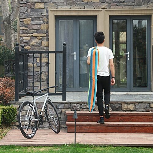 SONGMICS Hamak wieloosobowy, przenośny i oddychający, 210 x 150 cm, TÜV Rheinland, obciążenie statyczne 300 kg, do ogrodu na zewnątrz GDC22Q - obrazek 3