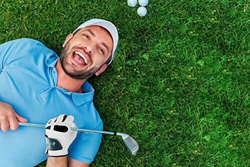 BOSSER Męskie Rękawice Golfowe ze Skóry i Elastanu dla Lewej Ręki, Erg - obrazek 3