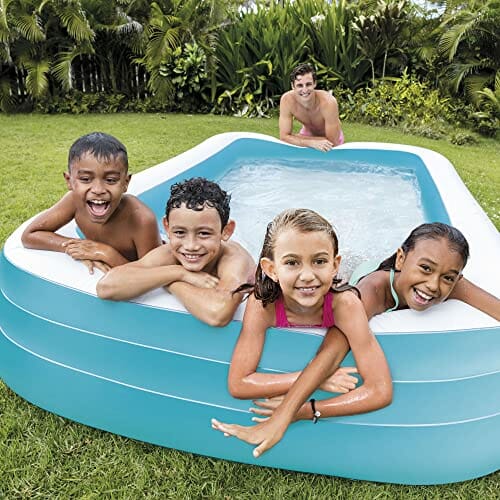 Intex Swim Center Family Pool Basen dla Dzieci, Niebieski/Biały, 305x183x56 cm - obrazek 2