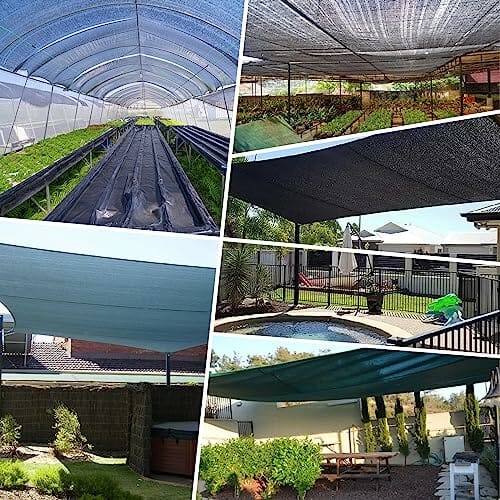 50 Stück Kunststoff-Clips für schutztuch, Clips für Sonnensegel Schwarz, Shade Cloth Plastic Clips mit öse, Kunststoffclip Für Sonnenschutznetz für Verbindungsseile Schattennetze Leitplanken - obrazek 8