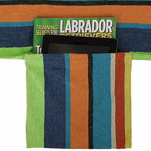 SONGMICS Hamak wieloosobowy, przenośny i oddychający, 210 x 150 cm, TÜV Rheinland, obciążenie statyczne 300 kg, do ogrodu na zewnątrz GDC22Q - obrazek 5