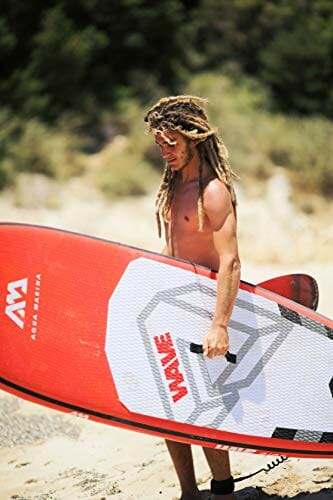 Aquamarina Uniseks Sup Board Wave BT-20WA Deska Nadmuchiwana, Czerwony/Pomarańczowy, 83 x 26 x 40 cm - obrazek 9