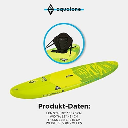 Aztron Aquatone Wave 10,6 iSUP, Dorośli Unisex, Zielony, 320x81x15 - obrazek 7