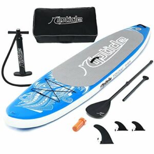 riptide Deska do wiosłowania Stand Up – nadmuchiwana deska SUP, deska do paddleboardingu, 330 cm lub 400 cm, wiosła z włókna szklanego, kompletne akcesoria, podwójna warstwa