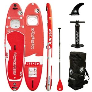AQUAZON iSUP nadmuchiwany stand up paddling board z wysokiej jakości wiosłem, pompką, plecakiem