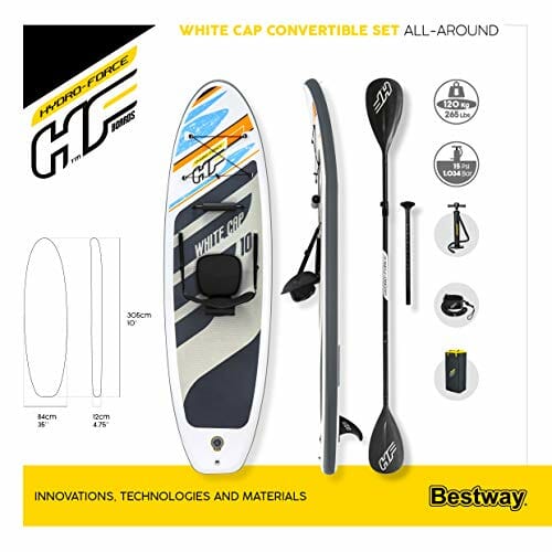 Bestway® Hydro-Force™ SUP Allround zestaw desek "White Cap" z siedzisk - obrazek 3