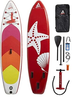 Sena AIRFUN SUP nadmuchiwana deska do paddleboardingu, z atestem TÜV, 305 x 76 x 15 cm, nośność 150 kg, kompletny zestaw, deska do paddleboardingu na stojąco, SUP