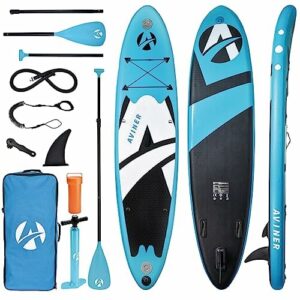 SUP Nadmuchiwana Deska do paddleboardingu, 150KG Max/ 305×71×15cm, Sta