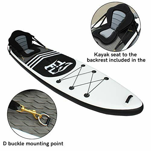 Tigerxbang Stand Up Paddle Board 10' 300 x 76 x 15 cm 10'6' 320 x 80 x 15 cm nadmuchiwana deska SUP deska z kompletnymi akcesoriami - obrazek 2