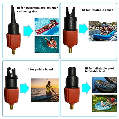 Adapter do pompy wiosłowej, adapter pompy powietrza do nadmuchiwanych - obrazek 7