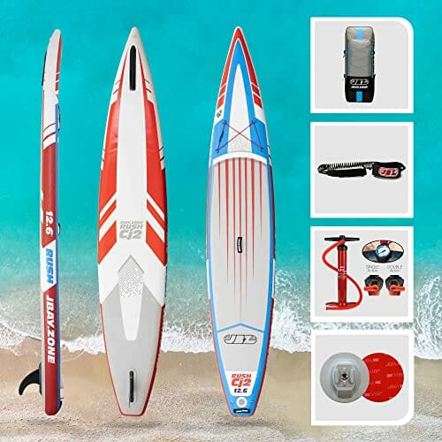 JBAY.ZONE Rush CJ Racing SUP Nadmuchiwane Deska SUP Board Pełna Akcesoria - obrazek 5