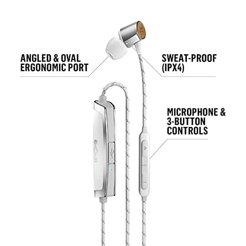 Bezprzewodowe Słuchawki Uplift 2 House of Marley - 10h, Bluetooth, Srebrne - obrazek 7