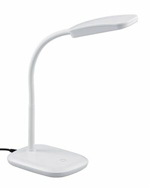 Lampa biurkowa LED Reality Leuchten Boa - 3,5 W, akryl biały