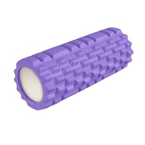 Unycos – Wałek do masażu mięśni – Ultralekki wałek piankowy – Narzędzie do samodzielnego masażu (fioletowy)