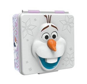 Pudełko śniadaniowe z motywem Krainy Lodu dla dzieci z przegródką - idealne na przedszkole, szkołę i czas wolny