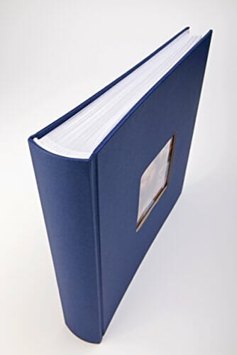 walther design album na zdjęcia niebieski 26 x 25 cm z wycięciem na ok - obrazek 6