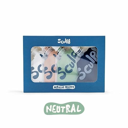 Zestaw do malowania na płótnie abstrakcyjnym (pastelowy) - Twórz wyjątkowe dzieła sztuki! - obrazek 7