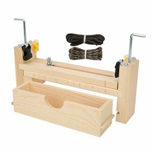 PLYE Paracord Jig - drewniana podstawa "zrób to sam" z 2 linkami do dekoracji dłoni