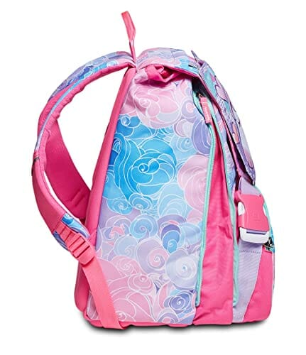 SJ GANG Rozszerzony plecak szkolny dla dziewczynki - Różowy, Wielu Zniknął, Maxi Capienza 28 lt, Flip System - Nowoczesny styl - obrazek 4