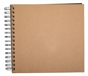 Rayher Album do scrapbookingu ze spiralą ze zwykłymi stronami z białeg