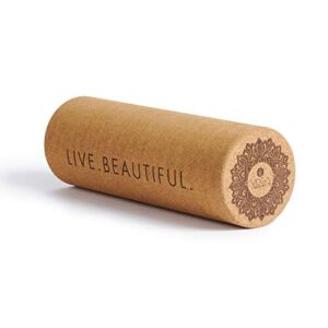 "Yoga Design Lab | Rolka z korkiem | Rozluźnia napięte mięśnie, poprawia krążenie krwi, łagodzi ból | Idealna do wszystkich obszarów ciała | Przyjazna w podróży"