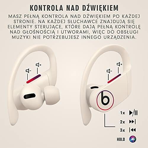 Bezprzewodowe Słuchawki Powerbeats Pro - Kość Słoniowa - obrazek 5