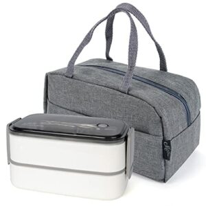 Premium pudełko na lunch dla dorosłych i dzieci, w zestawie torba do p