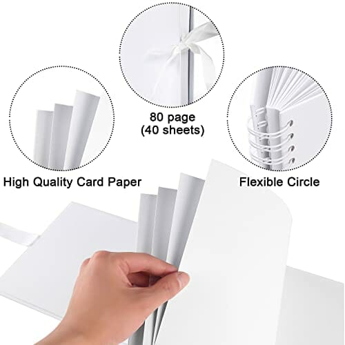 Vienrose Album fotograficzny 30 x 30 cm Album spiralny do samodzielneg - obrazek 5