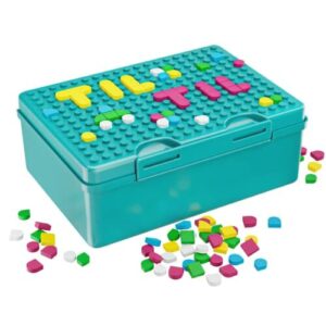 Wessper Lunchbox Kids, Kreatywne Pudełko Śniadaniowe dla Dzieci z Kloc