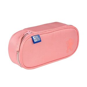 Piórnik z klapką Oxford Floral - pastelowy różowy | Najlepsza oferta online