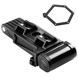 Fahrradschloss für Motorrad, Stahl, faltbar, mit Rahmenhalterung, schnittfest, Bohrmaschinen, mit Schlüsselschloss, Kettenschloss, Fahrradschloss