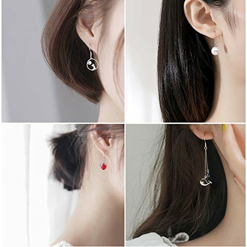 Zestaw materiałów do produkcji biżuterii: naprawczy kolczyków, haczyki, tyłki, słupki, śruby oczkowe, szpilki dla początkujących - obrazek 2