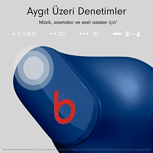 Bezprzewodowe Słuchawki Douszne Beats Studio Buds - Granat Oceanu - obrazek 3