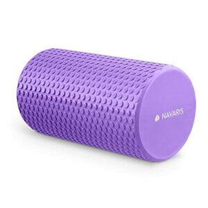 Navaris Wałek do Pilatesu i Jogis, 45 cm, fioletowy, do Masażu Pleców